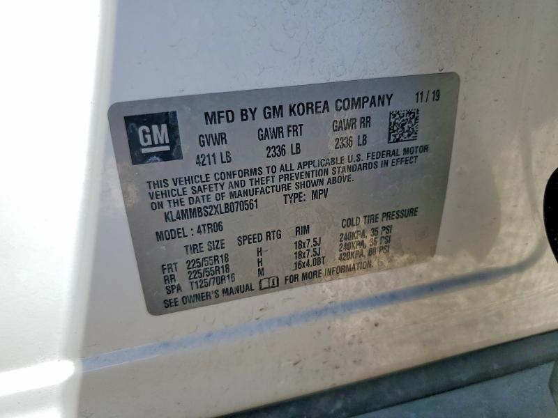 Продажа на аукционе авто 2020 Buick Encore Gx, vin: KL4MMBS2XLB070561, номер лота: 47169436