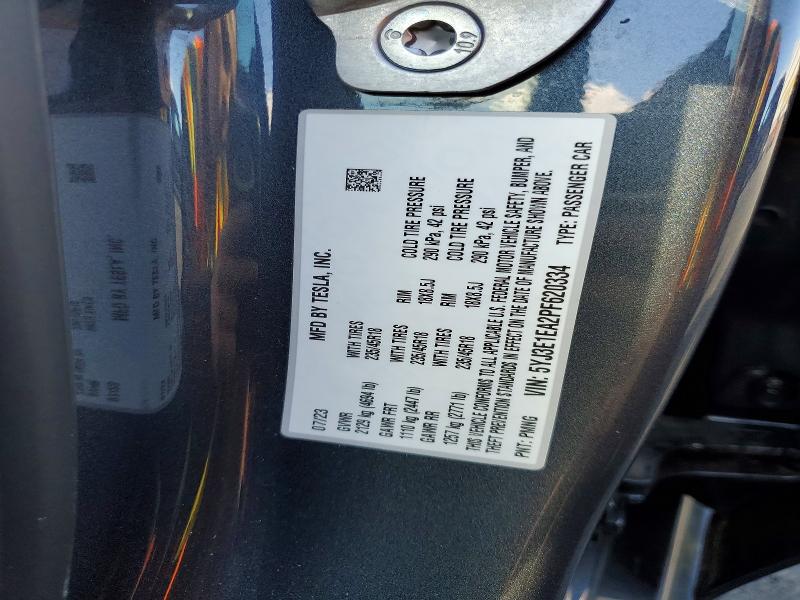 Aukcja sprzedaży 2023 Tesla Model 3, vin: 5YJ3E1EA2PF620334, numer aukcji: 79744745
