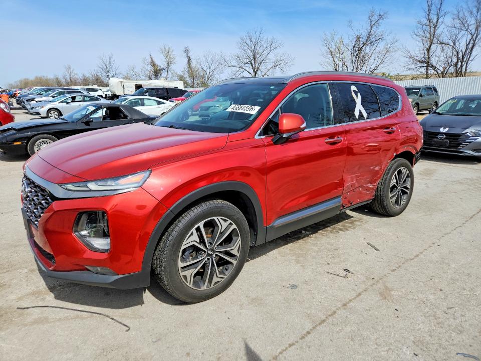 46880596 :رقم المزاد ، 5NMS53AA2KH022488 vin ، 2019 Hyundai Santa Fe مزاد بيع