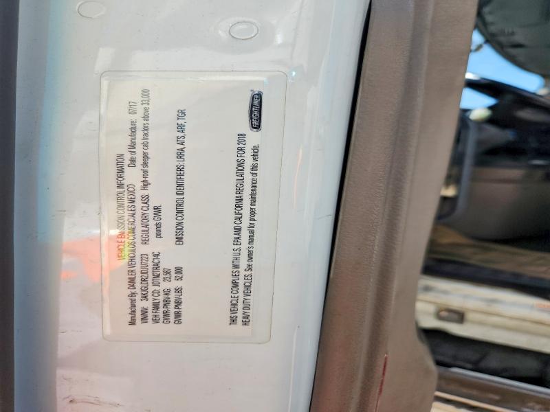 2018 Freightliner Cascadia 125 მანქანა იყიდება აუქციონზე, vin: 3AKJGLDR2JDJU7223, აუქციონის ნომერი: 41627716