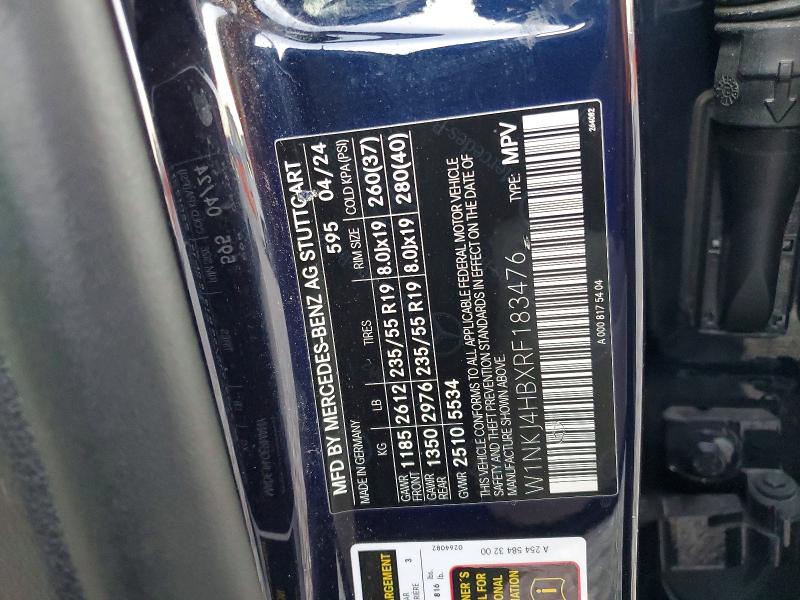 Продаж на аукціоні авто 2024 Mercedes-benz Glc Coupe, vin: W1NKJ4HBXRF183476, номер лоту: 45934846