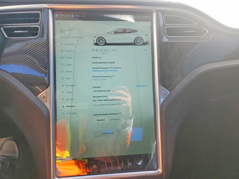 Продажа на аукционе авто 2014 Tesla Model S, vin: 5YJSA1H18EFP49338, номер лота: 46700596