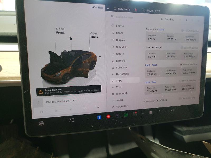 2023 Tesla Model 3 მანქანა იყიდება აუქციონზე, vin: 5YJ3E1EA4PF705739, აუქციონის ნომერი: 79894615