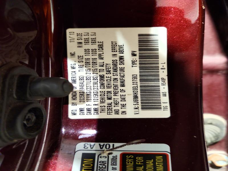 79182365 :رقم المزاد ، 5J6RM4H35EL037563 vin ، 2014 Honda Cr-v مزاد بيع