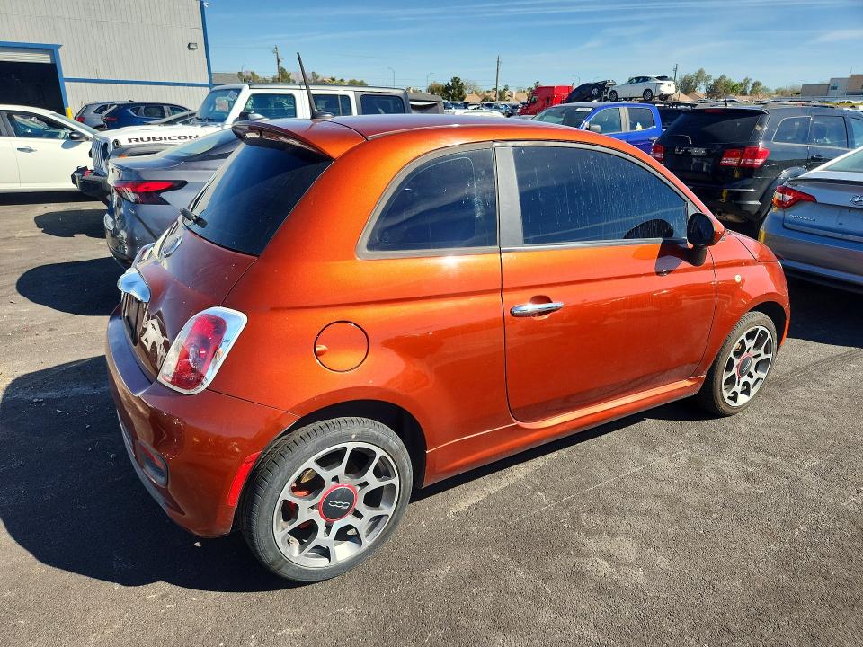 2012 Fiat 500 მანქანა იყიდება აუქციონზე, vin: 3C3CFFBR2CT270496, აუქციონის ნომერი: 46552686