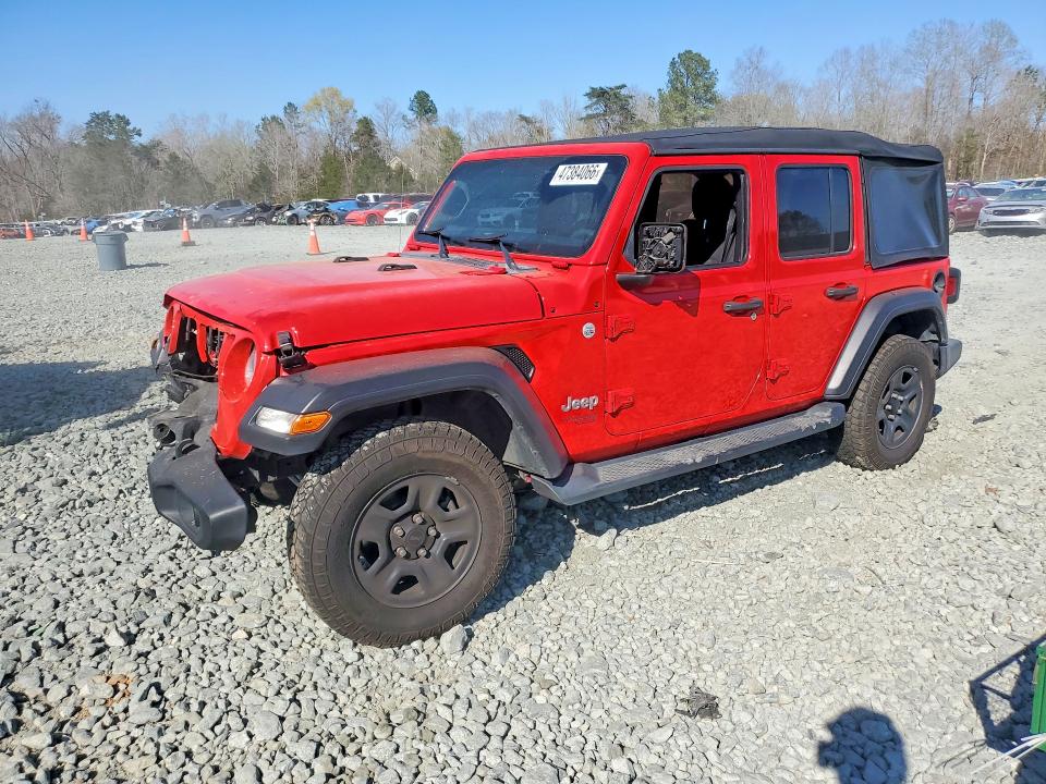 2019 Jeep Wrangler Unlimited მანქანა იყიდება აუქციონზე, vin: 1C4HJXDG5KW690814, აუქციონის ნომერი: 47384066