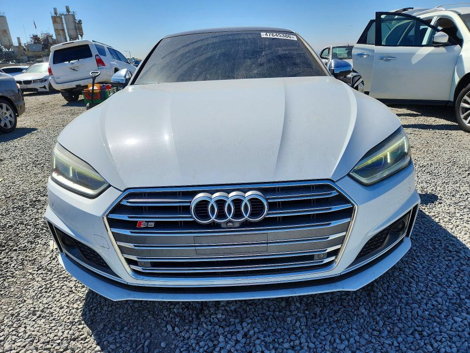 2018 Audi S5 მანქანა იყიდება აუქციონზე, vin: WAUC4CF54JA012778, აუქციონის ნომერი: 47645386