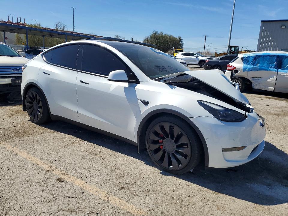 2021 Tesla Model Y მანქანა იყიდება აუქციონზე, vin: 5YJYGDEFXMF273893, აუქციონის ნომერი: 46171996