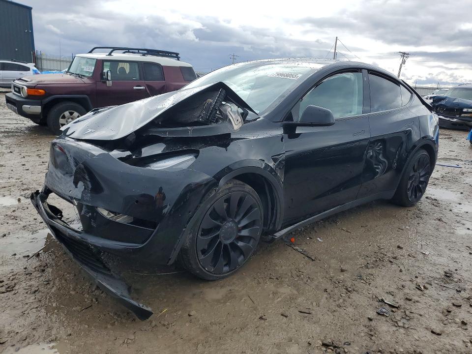 Auction sale of the 2022 Tesla Model Y, vin: 7SAYGDEF4NF518210, lot number: 79968055