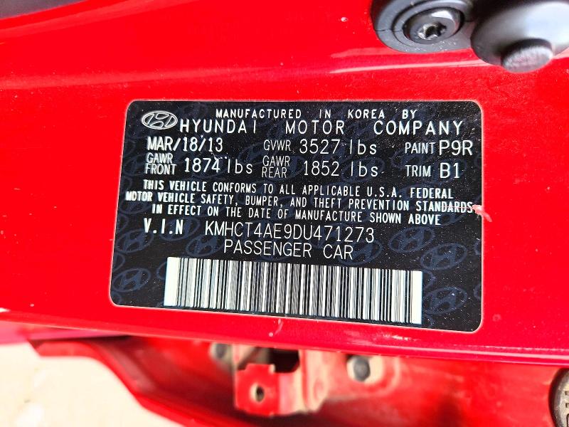Продаж на аукціоні авто 2013 Hyundai Accent, vin: KMHCT4AE9DU471273, номер лоту: 46322046