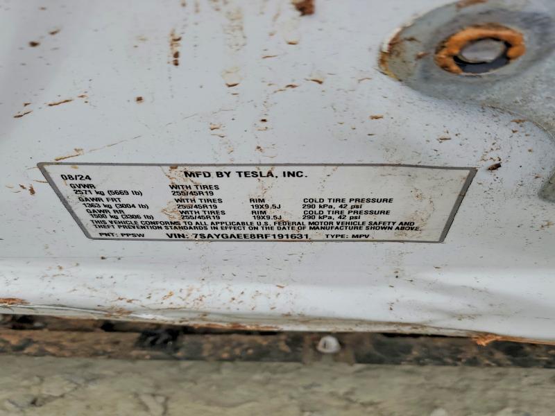 Продаж на аукціоні авто 2024 Tesla Model Y, vin: 7SAYGAEE8RF191631, номер лоту: 79474815