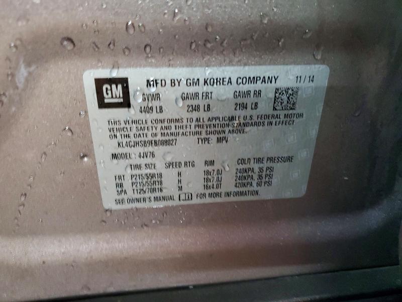 46449926 :رقم المزاد ، KL4CJHSB9FB088027 vin ، 2015 Buick Encore مزاد بيع