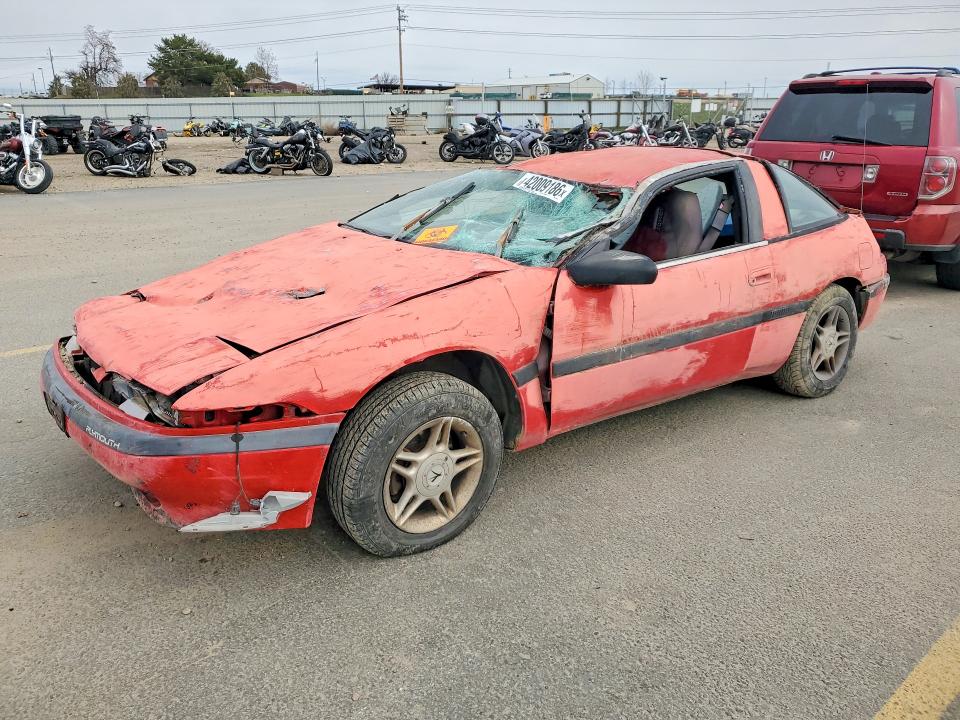 42009186 :رقم المزاد ، 4P3CS34T3LE100712 vin ، 1990 Plymouth Laser مزاد بيع
