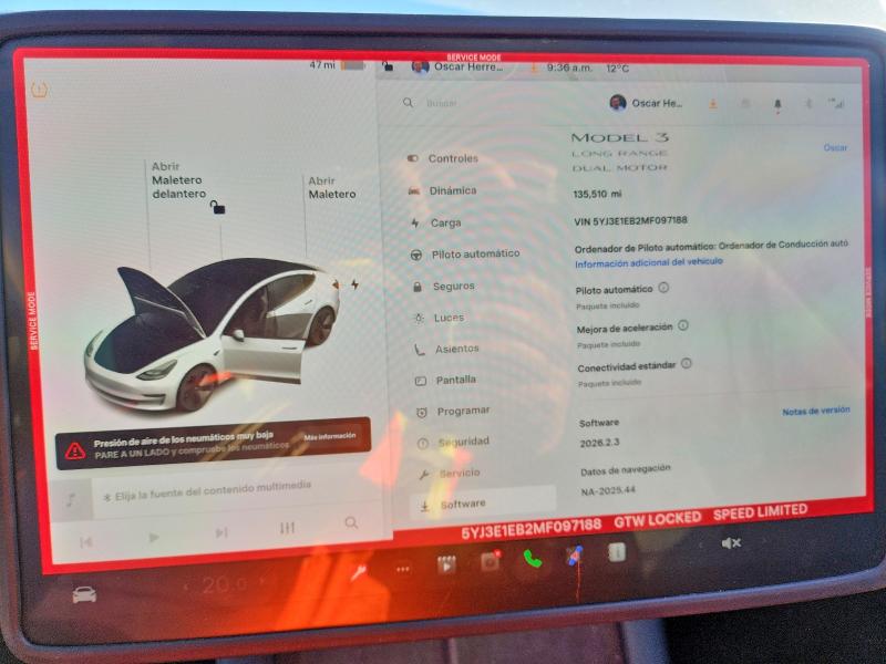 45658766 :رقم المزاد ، 5YJ3E1EB2MF097188 vin ، 2021 Tesla Model 3 مزاد بيع