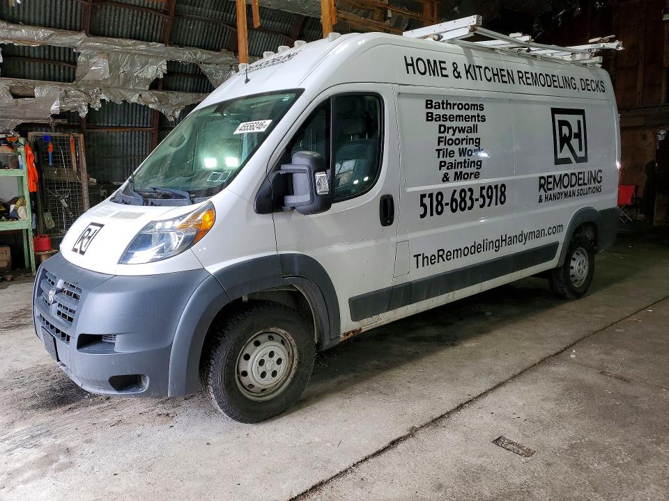 45556246 :رقم المزاد ، 3C6TRVDG4JE136946 vin ، 2018 Ram Promaster 2500 مزاد بيع