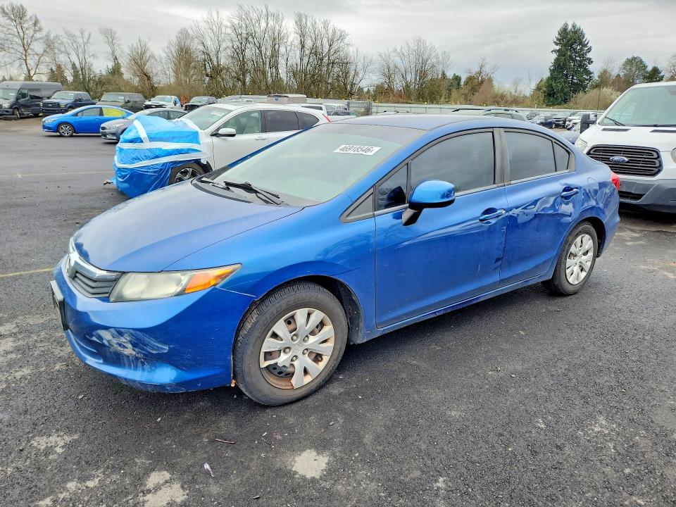 Aukcja sprzedaży 2012 Honda Civic, vin: 19XFB2F59CE060762, numer aukcji: 46918546