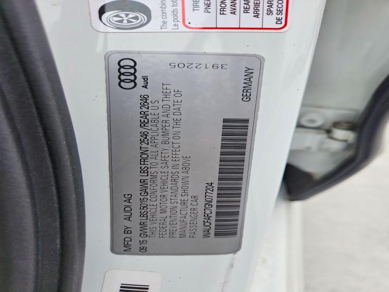 Aukcja sprzedaży 2016 Audi A6, vin: WAUCFAFC7GN077204, numer aukcji: 45669136