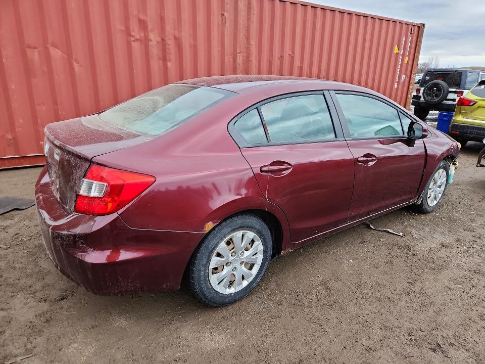 41775776 :رقم المزاد ، 2HGFB2E40CH015532 vin ، 2012 Honda Civic مزاد بيع