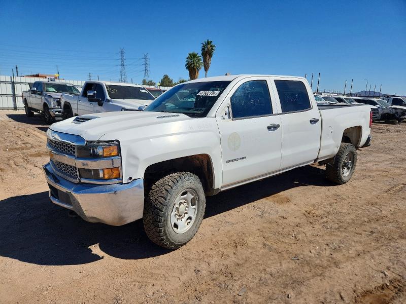 47660116 :رقم المزاد ، 1GC1KREY7KF114126 vin ، 2019 Chev Silverado مزاد بيع