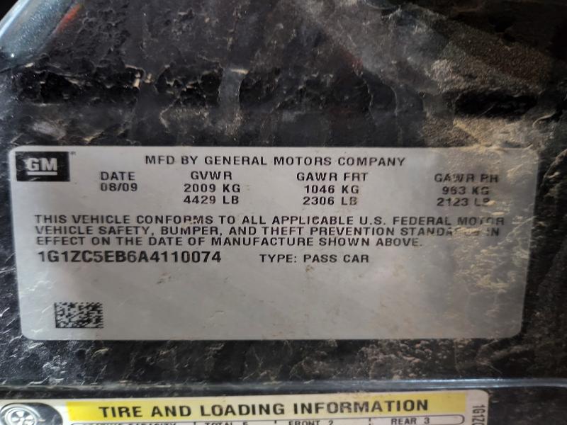 Продажа на аукционе авто 2010 Chevrolet Malibu, vin: 1G1ZC5EB6A4110074, номер лота: 46712666