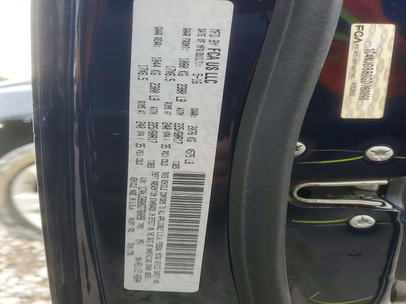 79217035 :رقم المزاد ، 1C4NJDBB0GD760098 vin ، 2016 Jeep Compass مزاد بيع