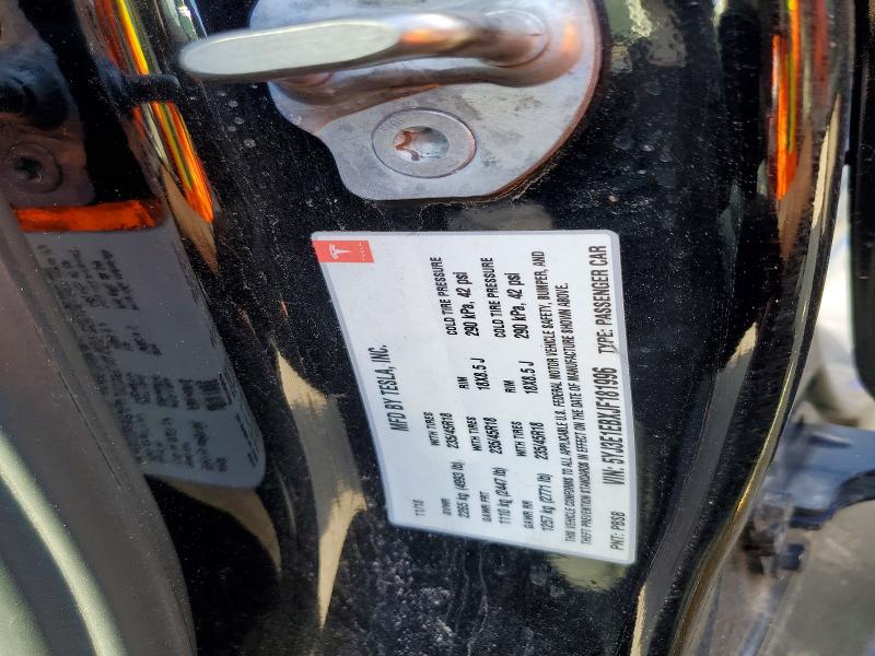 2018 Tesla Model 3 მანქანა იყიდება აუქციონზე, vin: 5YJ3E1EBXJF181996, აუქციონის ნომერი: 79761275