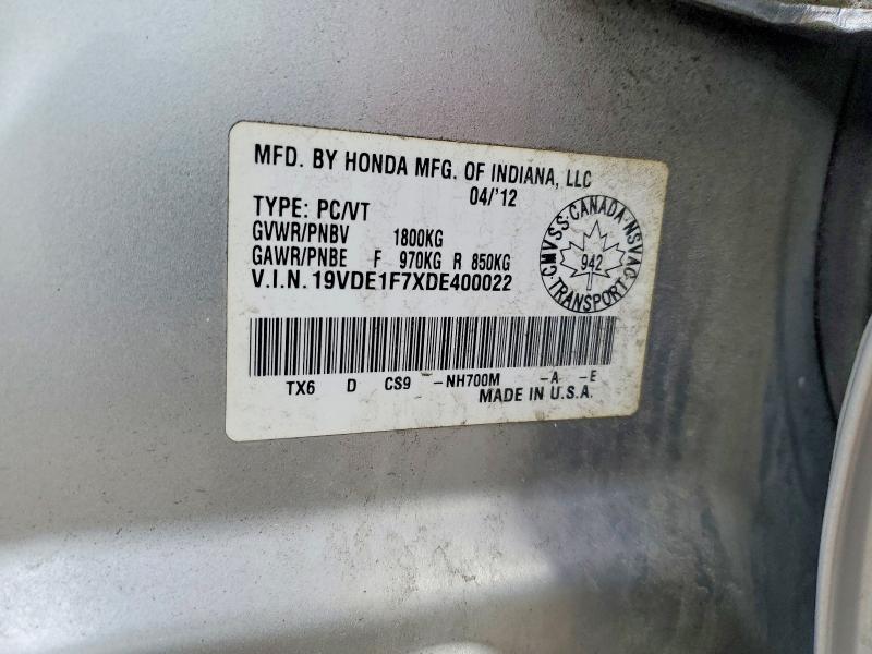 Продаж на аукціоні авто 2013 Acura Ilx, vin: 19VDE1F7XDE400022, номер лоту: 79067785