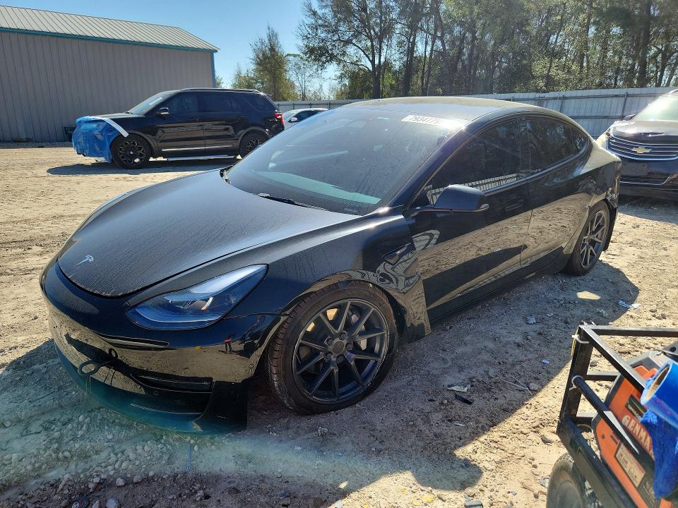 Продажа на аукционе авто 2022 Tesla Model 3, vin: 5YJ3E1EBXNF212220, номер лота: 79347795