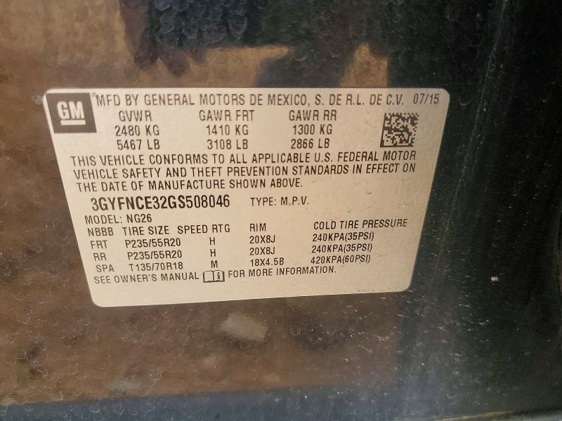 Продажа на аукционе авто 2016 Cadillac Srx, vin: 3GYFNCE32GS508046, номер лота: 41933996