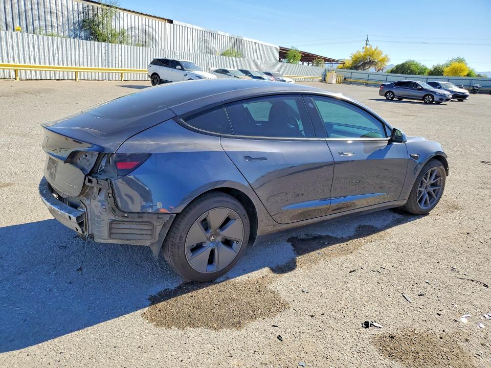 47289906 :رقم المزاد ، 5YJ3E1EB2NF202314 vin ، 2022 Tesla Model 3 مزاد بيع