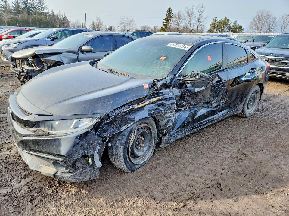 2020 Honda Civic მანქანა იყიდება აუქციონზე, vin: 2HGFC2F82LH034405, აუქციონის ნომერი: 46354726