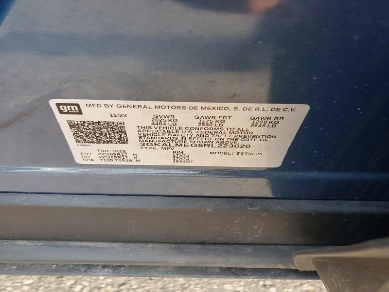47812106 :رقم المزاد ، 3GKALMEG5RL223020 vin ، 2024 Gmc Terrain مزاد بيع