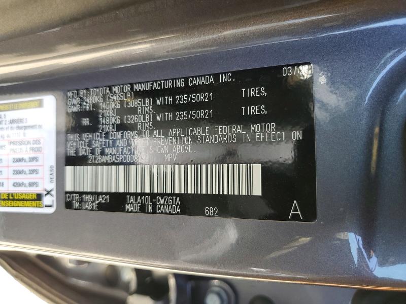 Продажа на аукционе авто 2023 Lexus Rx 350, vin: 2T2BAMBA5PC008299, номер лота: 47281026