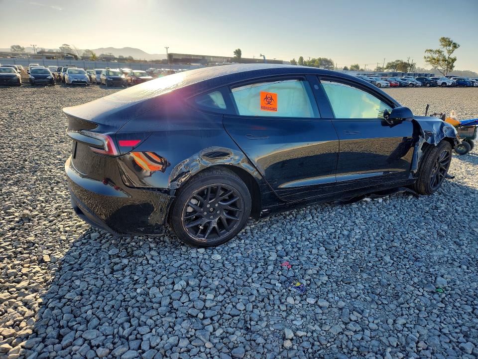 Auction sale of the 2025 Tesla Model 3, vin: 5YJ3E1EAXSF930725, lot number: 46640896