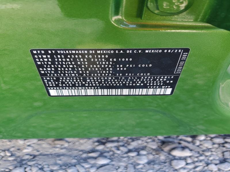 Продаж на аукціоні авто 2025 Volkswagen Taos, vin: 3VVEC7B26SM069071, номер лоту: 46532876
