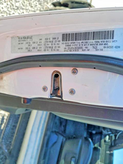78511145 :رقم المزاد ، 3C6UR5HJ5KG565951 vin ، 2019 Ram 2500 مزاد بيع
