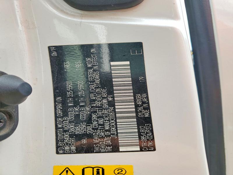 Продажа на аукционе авто 2019 Lexus Rx 450hl, vin: JTJDGKCA0K2008794, номер лота: 42048376