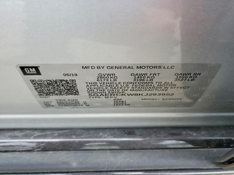 Aukcja sprzedaży 2019 Buick Enclave, vin: 5GAERCKW8KJ293952, numer aukcji: 47454336