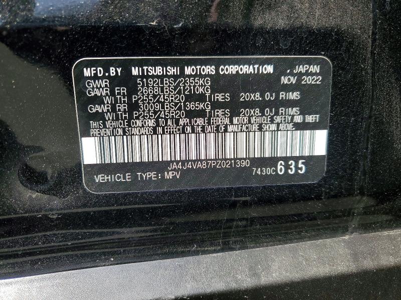 Продаж на аукціоні авто 2023 Mitsubishi Outlander, vin: JA4J4VA87PZ021390, номер лоту: 47771156
