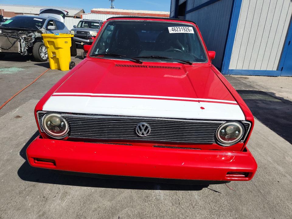 1986 Volkswagen Cabriolet მანქანა იყიდება აუქციონზე, vin: WVWCA0159GK024266, აუქციონის ნომერი: 46231926