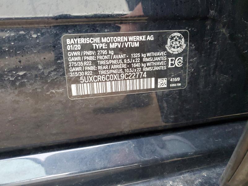Aukcja sprzedaży 2020 Bmw X5, vin: 5UXCR6C0XL9C22774, numer aukcji: 41975746