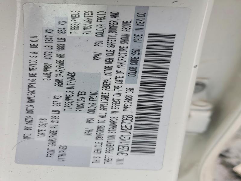 Продаж на аукціоні авто 2018 Mazda 3, vin: 3MZBN1M31JM257068, номер лоту: 79651305