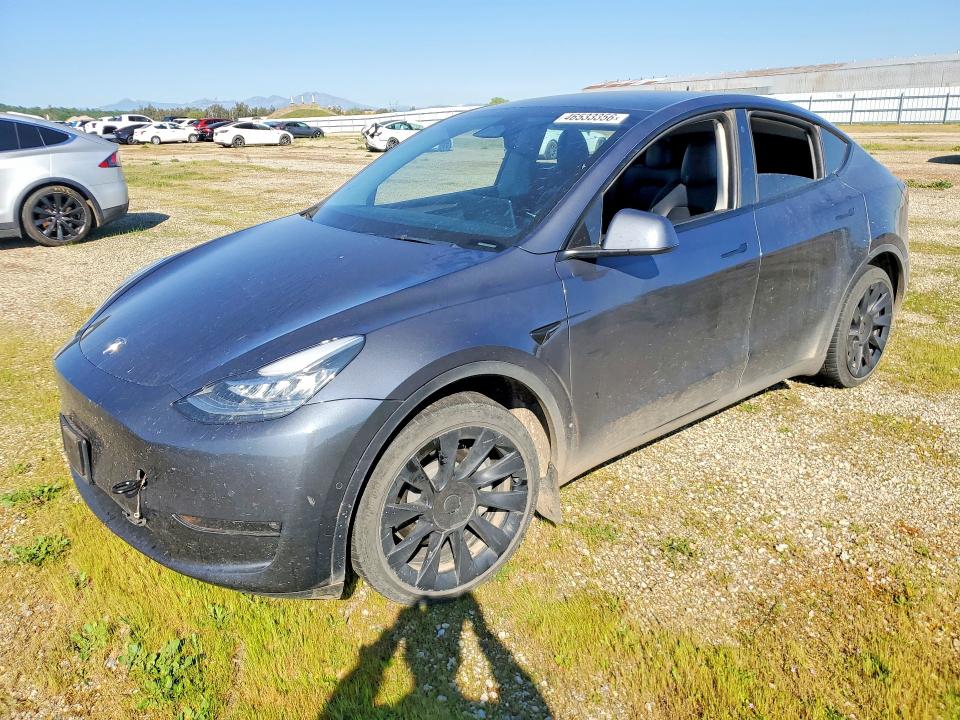 2022 Tesla Model Y მანქანა იყიდება აუქციონზე, vin: 7SAYGDEE9NF574991, აუქციონის ნომერი: 46533356