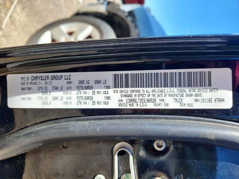 2014 Ram 1500 მანქანა იყიდება აუქციონზე, vin: 1C6RR6LT2ES180526, აუქციონის ნომერი: 46463066