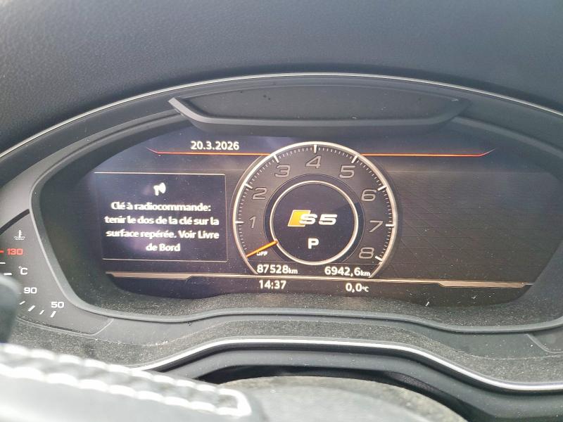 46178876 :رقم المزاد ، WAUC4CF52KA004101 vin ، 2019 Audi S5 مزاد بيع