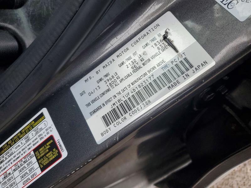 41925446 :رقم المزاد ، JM1BL1UF4D1823177 vin ، 2013 Mazda 3 مزاد بيع