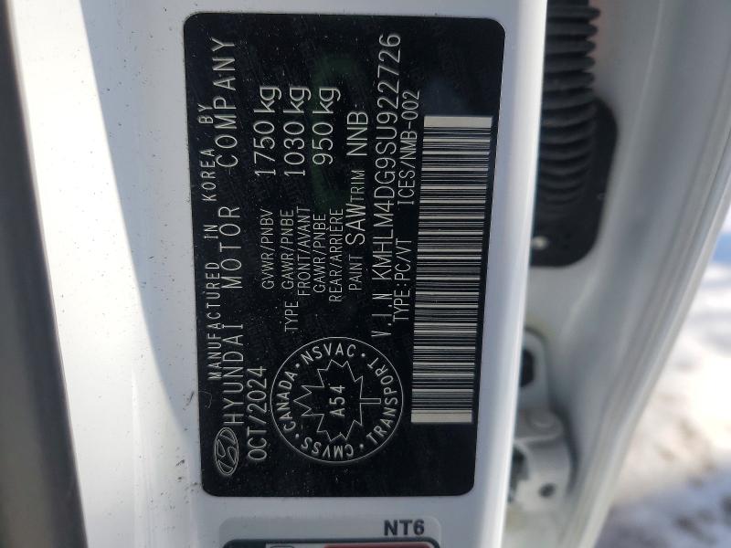 79483185 :رقم المزاد ، KMHLM4DG9SU922726 vin ، 2025 Hyundai Elantra مزاد بيع