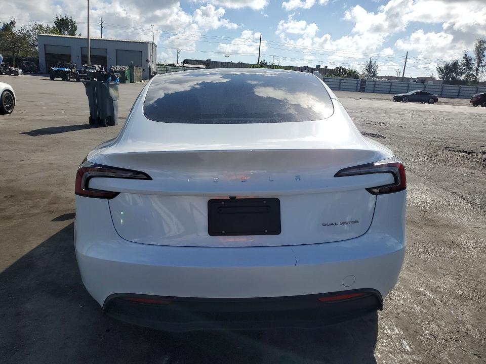2025 Tesla Model 3 მანქანა იყიდება აუქციონზე, vin: 5YJ3E1EBXSF900309, აუქციონის ნომერი: 79523495