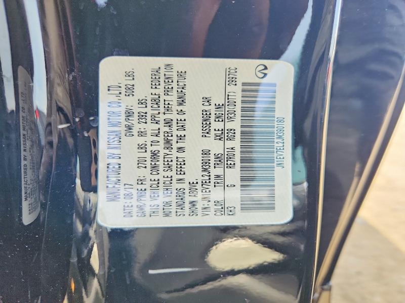 Продаж на аукціоні авто 2018 Infiniti Q60, vin: JN1EV7EL2JM390180, номер лоту: 48071496