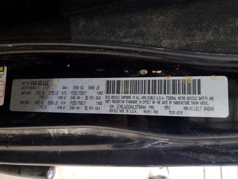 Aukcja sprzedaży 2017 Jeep Wrangler Unlimited, vin: 1C4BJWDGXHL579444, numer aukcji: 45794576